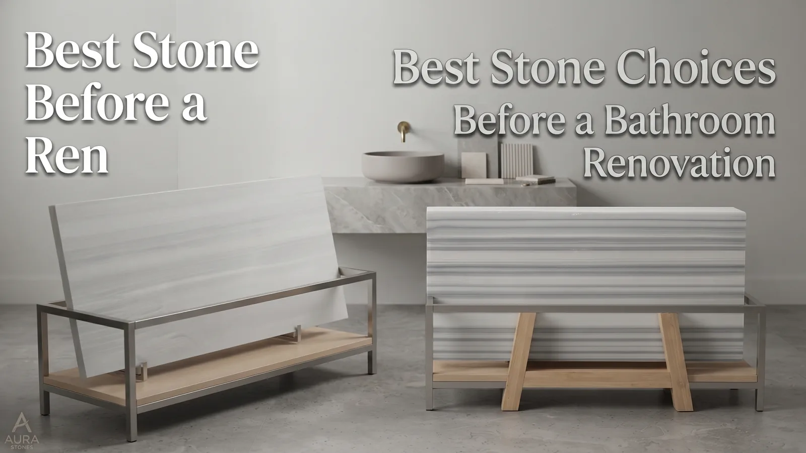 Best natural stone choices for modern bathroom renovation